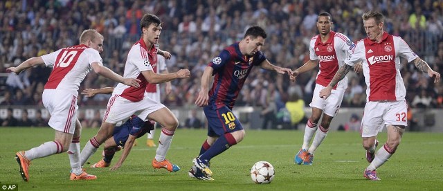 Barcelona Ungguli Ajax 3-1 Berkat Gol Neymar dan Messi
